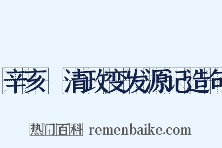 辛亥遜清政变发源记造句是什么意思的图片